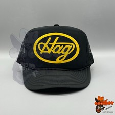 Merle Haggard Trucker Hat Vintage Retro Black...