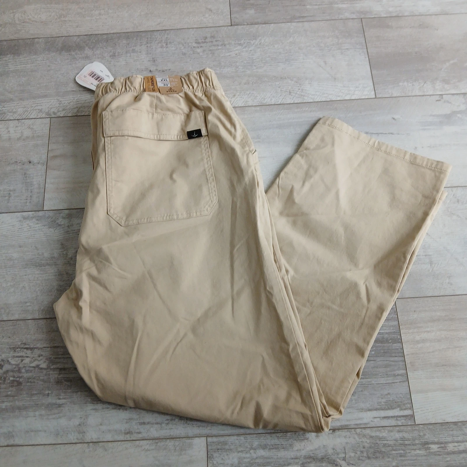 Prana Mojave Pant XXL 30 Tapered Leg Organic Cotton Blend Mens Casual Beige