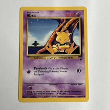 Abra 65/130 Common Base Set 2 - WOTC 1999-2000 Pokemon TCG - LP/EX