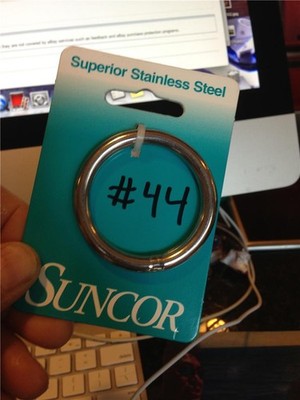 SUNCOR ROUND RING,WELDED WIRE 1/4'' INSIDE DIA 1 1/2'' # CO139-0640 NEW!!!