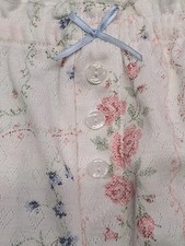 Laura Ashley Ivory Floral Cami  Shorts Pajamas XL NWT