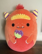 Squishmallow HALLOWEEN ERNEST THE MONSTER 12" Plush 2024