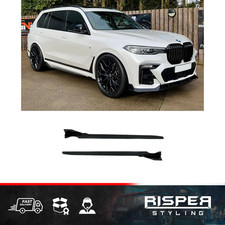 BLACK KNIGHT SIDE SKIRTS SPLITTERS IN GLOSS BLACK FOR BMW X7 2018-2023