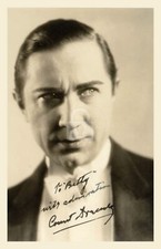 Bela Lugosi 3 Signed Autograph RPPC Photo Postcard COPY