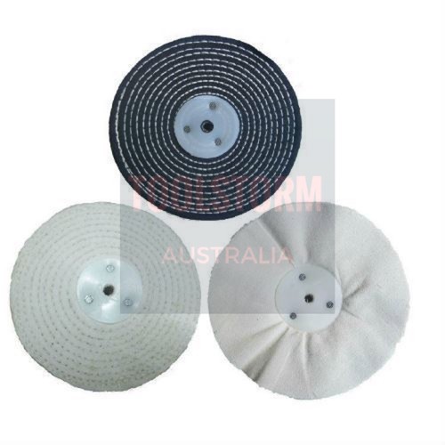 11pc Bench Grinder 15.8 Arbor Polishing Kit Buffing Wheel Compound Metal Polish - Picture 2 of 6