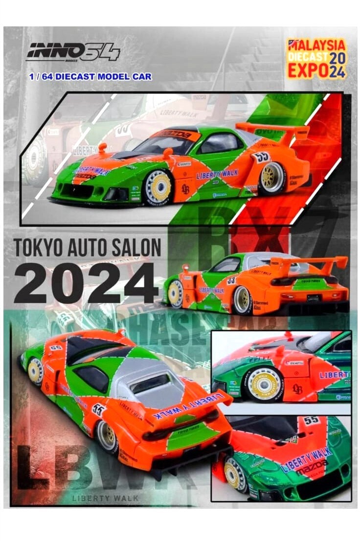INNO64 1/64 LBWK Mazda RX-7 FD3S LB-Super Silhouette