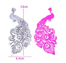 Metal Cutting Die: Peacock for DIY Scrapbooking Card Making