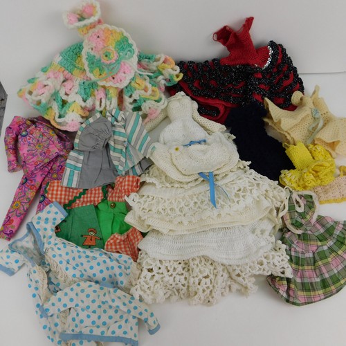 VTG Barbie / Doll Homemade Crochet Knit Sewn Wedding Dress Pants Outfits Lot - Picture 17 of 21