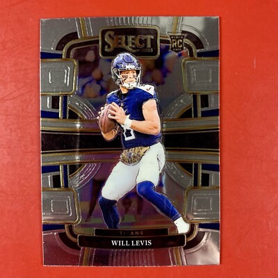 2023 Panini Select Silver Prizm Will Levis card #96 RC Titans