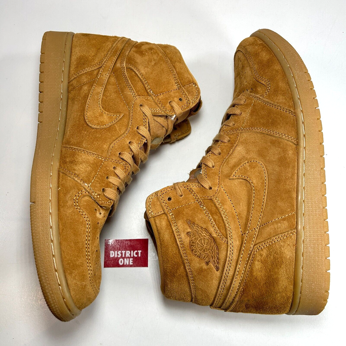 新品未使用 NIKE AIR JORDAN 1 WHEAT Nike Air Jordan 1 Retro High OG Wheat Golden Harvest Size 12