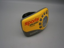 Sony Sports Walkman SRF-M78 Yellow Portable FM/AM Radio With Arm Band, TESTED