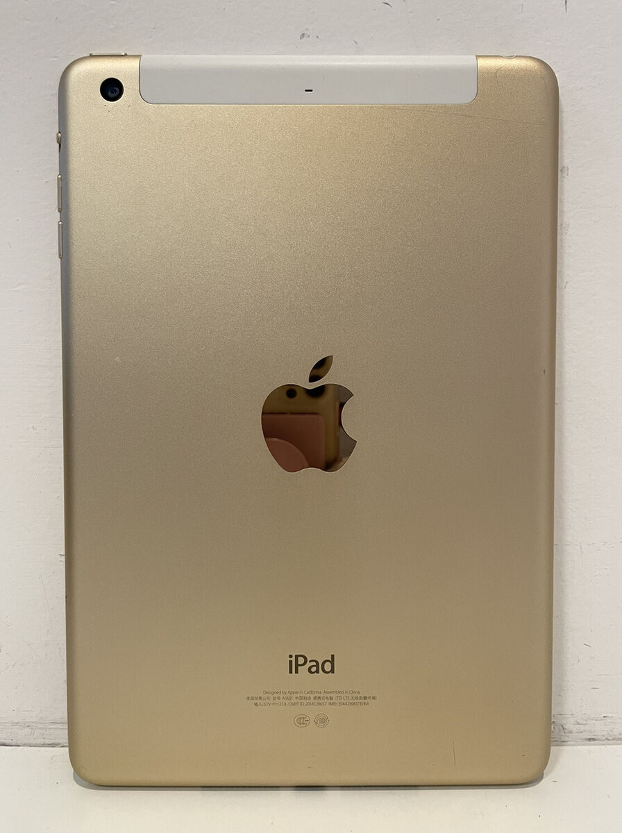 Apple iPad mini 3 16GB, Wi-Fi + Cellular (CDMA), 7.9in - Gold - No Touch ID