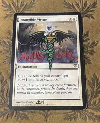 MTG Intangible Virtue Motley Crue Doctor Feelgood Hand Painted Alter Innistrad