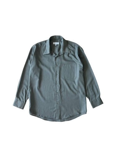 Yves Saint Laurent Rive Gauche, Yves Saint Laurent / Rive gauche vintage shirt cotton/nylon olive men's M-L