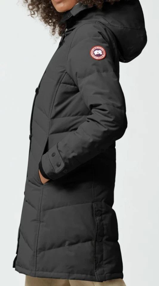 NUOVO Canada Goose Parka Donna Lorette 2090L Heritage in Navy Marine XS #DC153