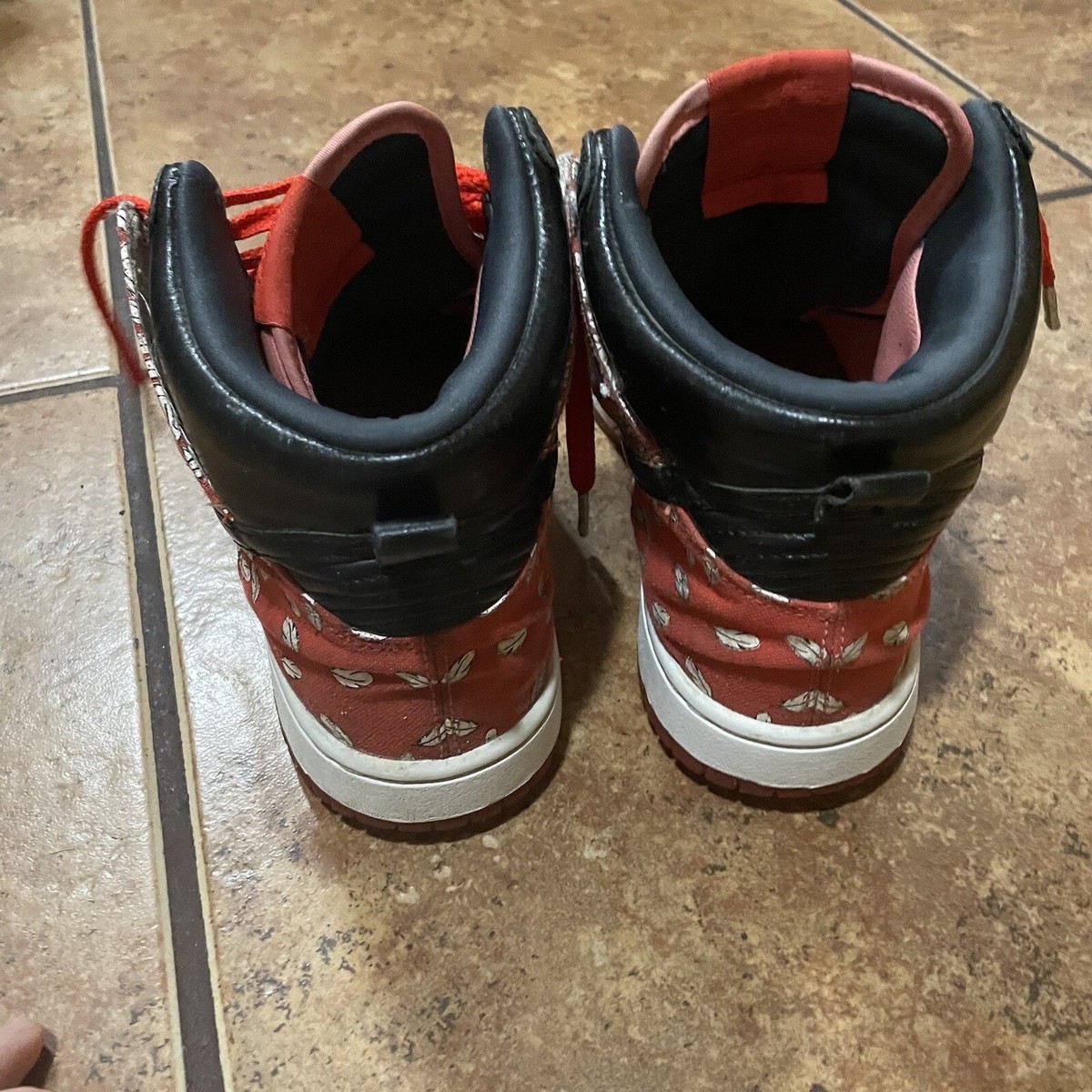 Nike Paule Marrot Dunk Womens 9 High Skinny 'Aurore - Feathers