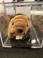 Ty Beanie Baby - BUCKY The Beaver 3rd Gen/2nd Gen Tush