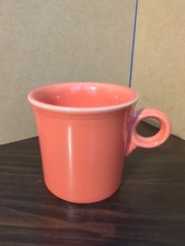Fiestaware Coffee Mug, Poppy, 3.5", Modern, Made in USA, Art Deco
