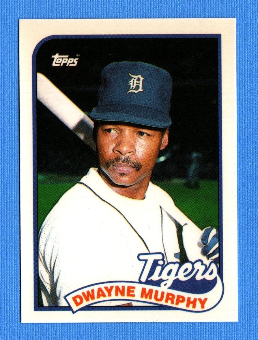 1989 Topps Tiffany #667 Dwayne Murphy Tigers