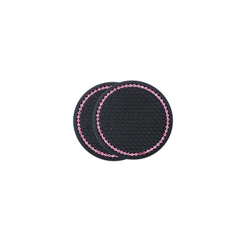 2x Car Auto Bling Rhinestone Cup Holder Anti-Slip Insert Coaster Car Accessories - Picture 18 of 21