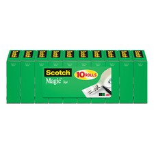 Scotch  Magic Tape 810S10, 3/4 in x 800 in, 10 pk