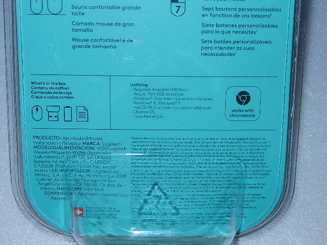 new no warranty Logitech M510 Wireless Computer Mouse Control Plus Red M-R0056