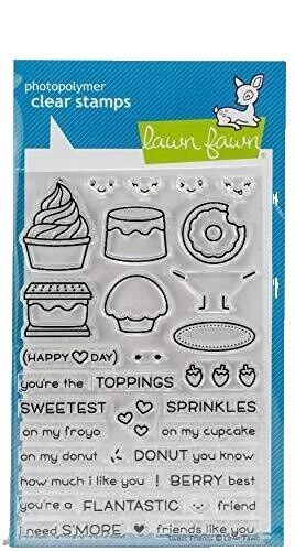 Lawn Fawn Acrílico Dibujos animados y personajes Cross stamps