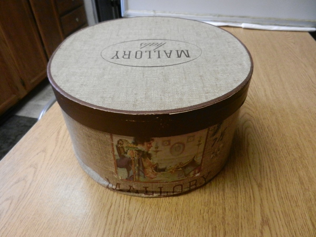 1950's The Mallory Ten Pliafelt Medium Gray Hay W/ Box XL