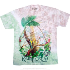 EXOTIC WILDLIFE-RAINFOREST-NATURE-JUNGLE-BIRDS-2 SD Tie Dye T-SHIRT S-M-L-XL-XXL