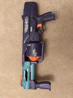 Modified Nerf Mega Rotofury. *MODIFIED TO SHOOT N-STRIKE ELITE DARTS*