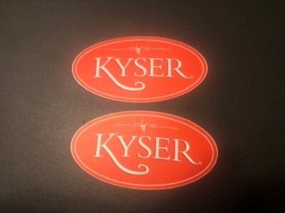 Kyser Capo OEM 2PC Sticker Set NEW