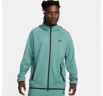 NIKE TECH LIGHTWEIGHT KNIT FULL-ZIP HOODIE SIZE L TALL