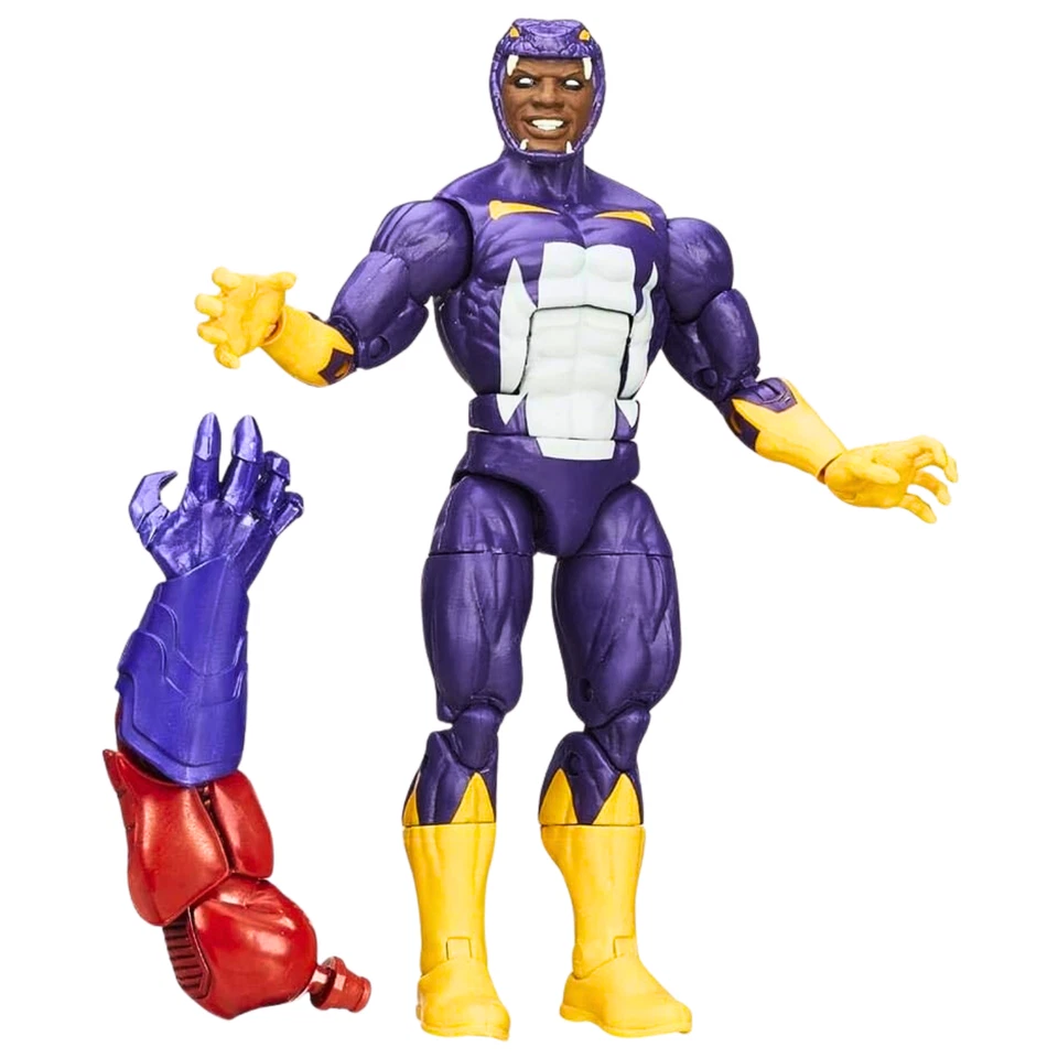 Figura de acción Marvel Legends Capitán América Fuerzas del Mal BAF Calavera Roja Hasbro Foto 4 de 4