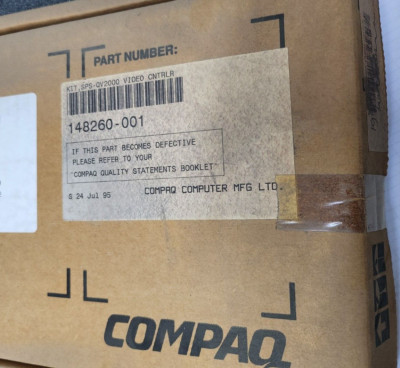 COMPAQ 148260-001 QVISION 2000 QV2000 PCI Spare VIDEO Controller Card - NEW!