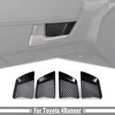 4P Inner Door Handle Bowl Cover Trim For Toyota 4Runner 2025+ Accessories Carbon