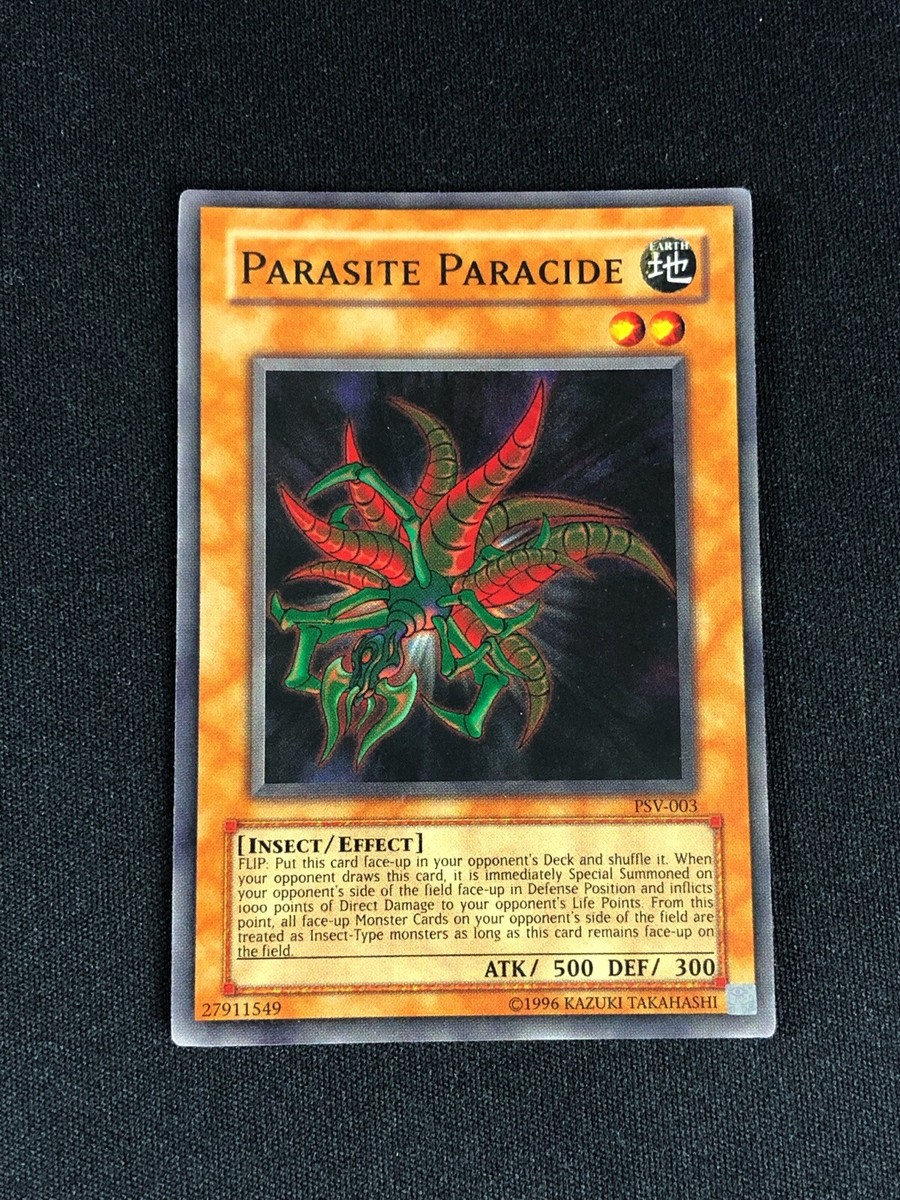 YUGIOH PARASITE PARACIDE PSV-003 SUPER PLAY/EDGEWARE | eBay