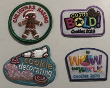 Brownie Girl Scouts Badge Patch Lot Of 4 Iron On NEW - Lot 2