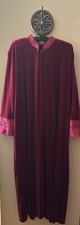 Vintage Adonna Boho Goth Velvet Velor Robe/House Coat Size Large