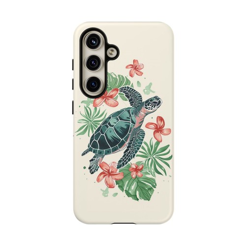 Tropical Turtle Island Flower Phone Case for iPhone, Samsung Galaxy, Pixel - Picture 115 of 175