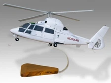 Airbus Eurocopter Dauphin AS365-N3 Konami Desk Wood Helicopter Model Large 1/32