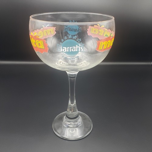 Harrah's Megarita Souvenir Margarita Glass 44 oz 10" Tall Laughlin NV Barware - Picture 2 of 6