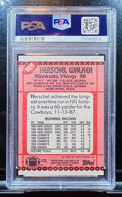 1990 Topps - Herschel Walker #105 With Disclaimer for sale online