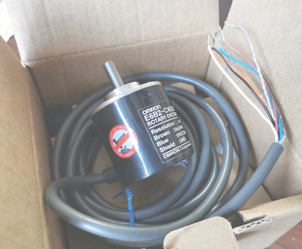 OMRON 1PC 5000P Incremental Rotary Encoder 5000p/r 12~24V DC E6B2-CWZ5B PNP New - Image 2 of 4