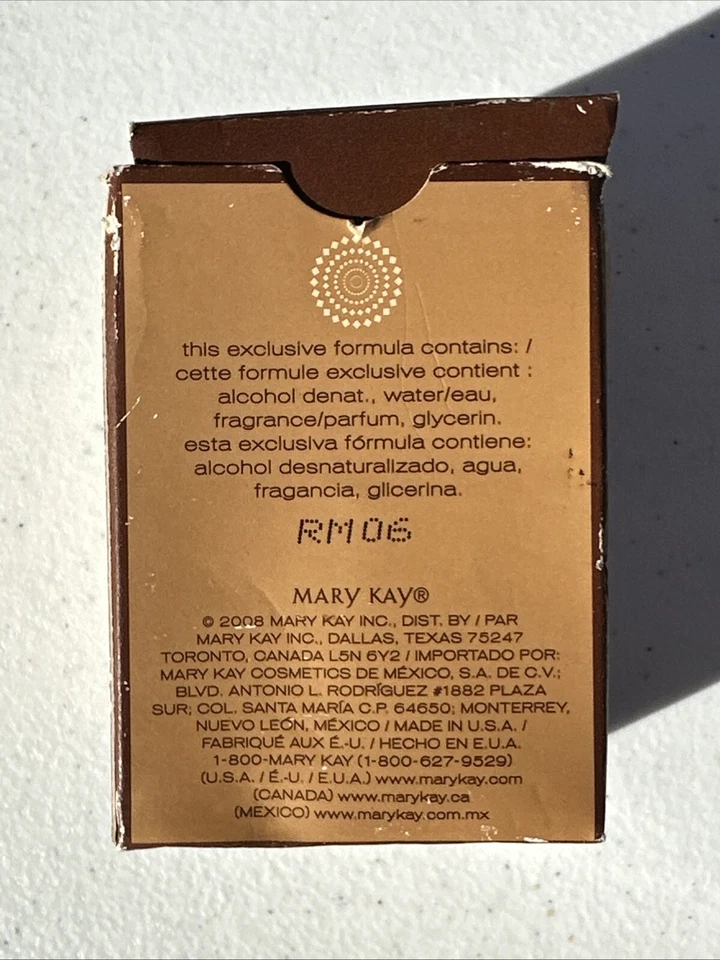 MARY KAY SPRAY DE COLONIA ÁMBAR CÁLIDO (1,7 fl. oz.) NUEVO EN CAJA Foto 2 de 4