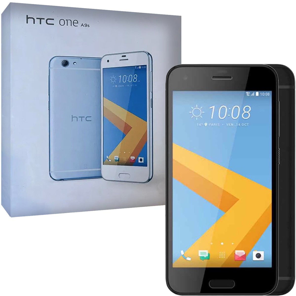 HTC One A9s 4G/LTE Black 32GB + 3GB Single-SIM Factory Unlocked