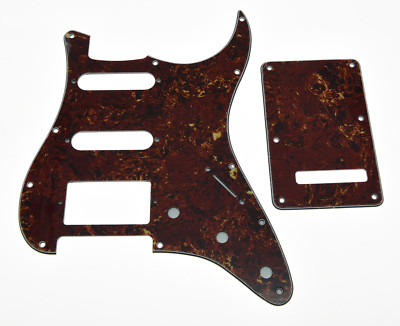 Vintage Tortoise ST Style HSS Pickguard Scratch Plate,Trem Cover, Screws