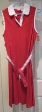 Isaac Mizrahi Dress~REDUCED~NEW~TARGET Red Cotton/Spandex Polo~size L~NWT~FREE H