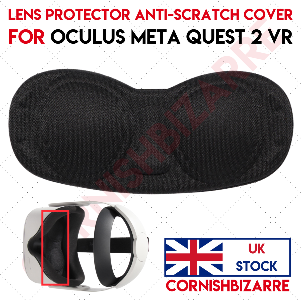 Oculus Quest Lens Protector ZORBES® Protective Case For Meta Quest