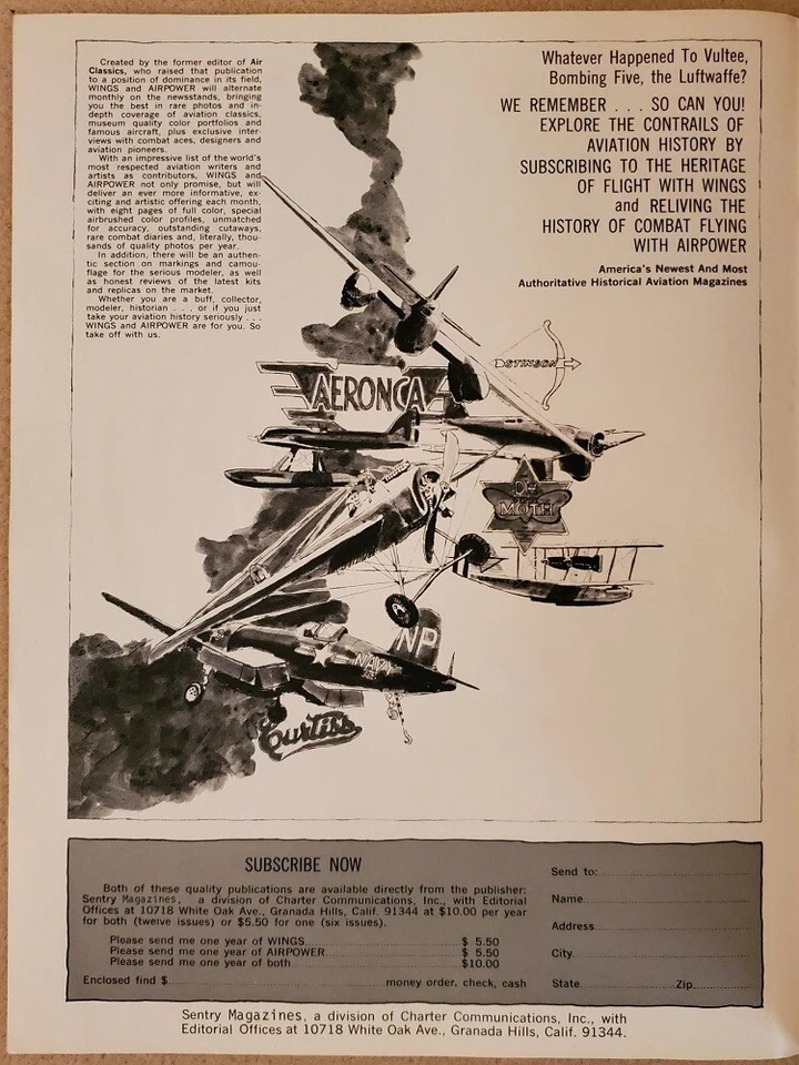 Wings Magazine - 1972 COMPLETE YEAR - Image 2 of 4