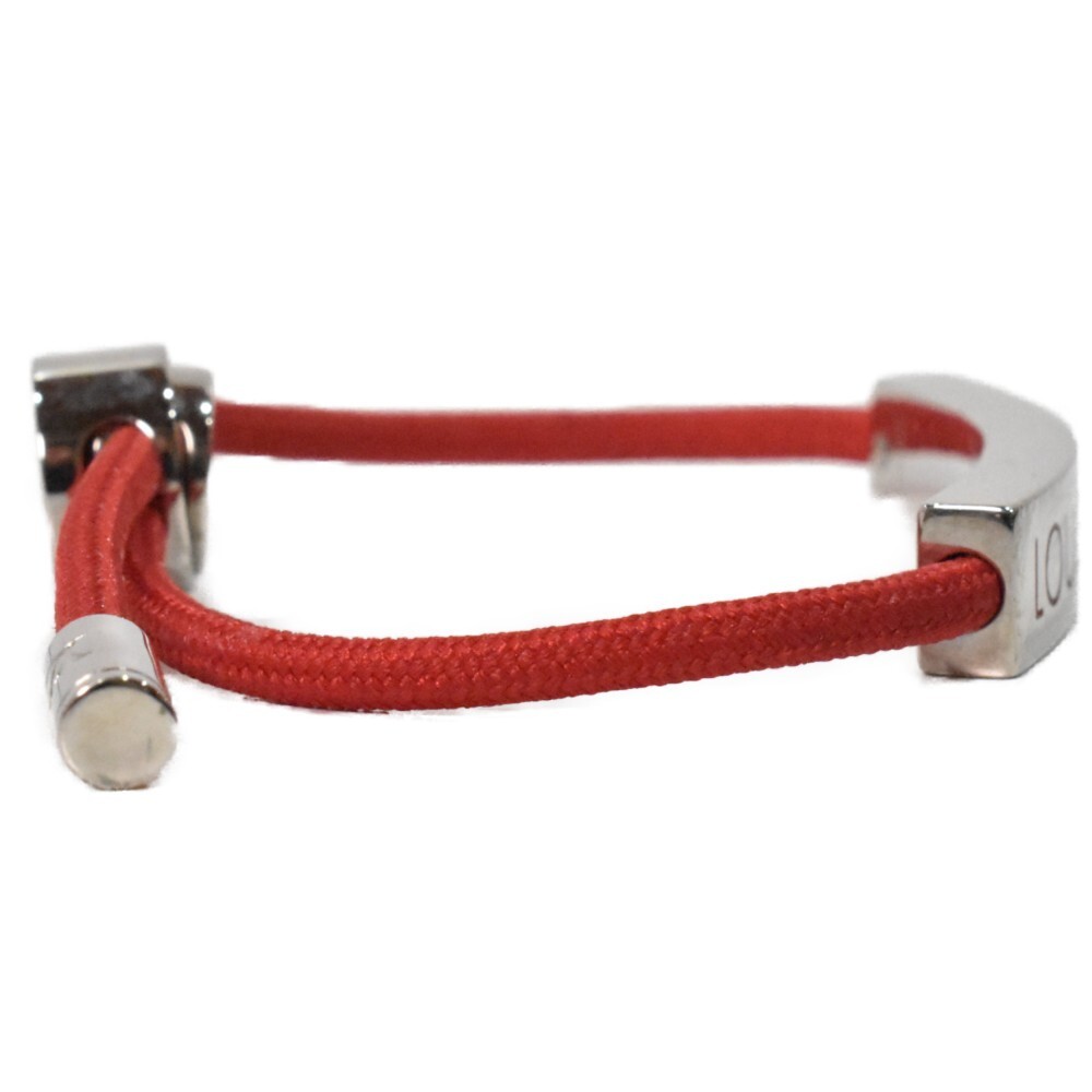 LOUIS VUITTON Bracelet Bangle Brasle LV Space M67418 Silver